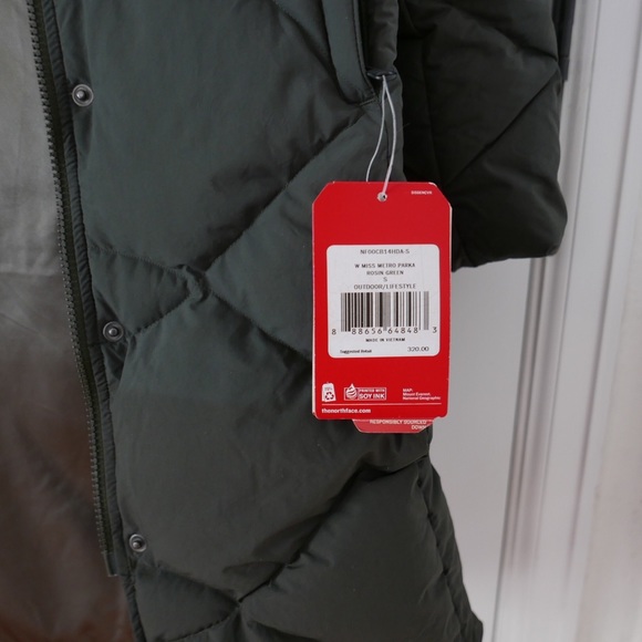 NORTH FACE | Miss Metro Parka- Rosin Green Small RARE - Picture 5 of 7
